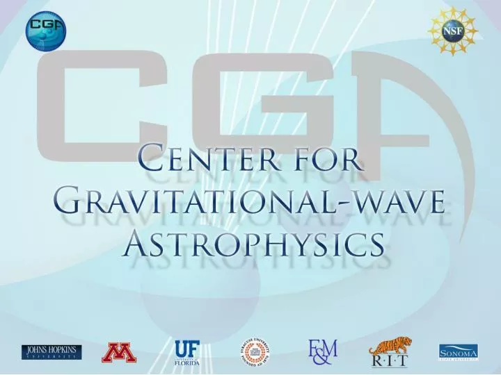 center for gravitational wave astrophysics