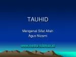 TAUHID - slide 1