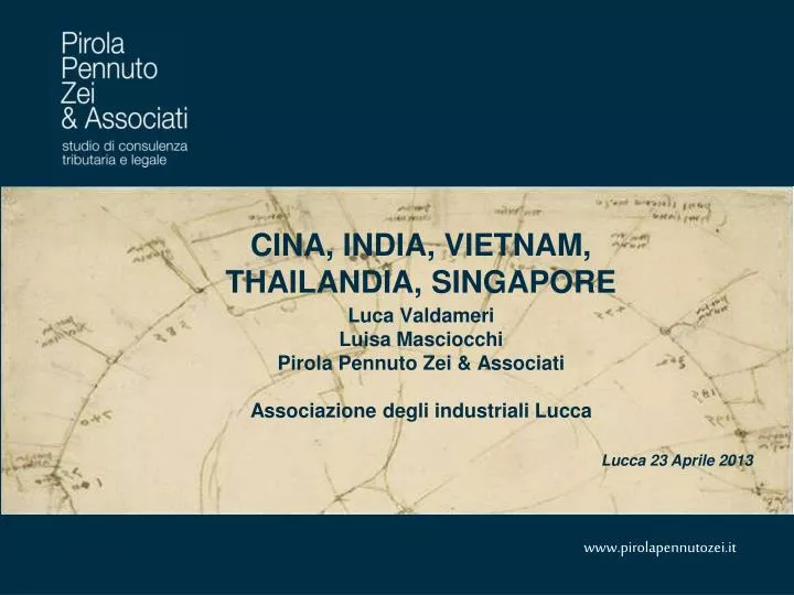 cina india vietnam thailandia singapore