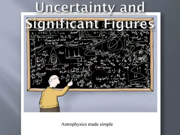 uncertainty and significant figures