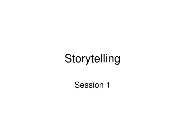 storytelling