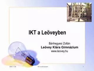 ikt a le veyben