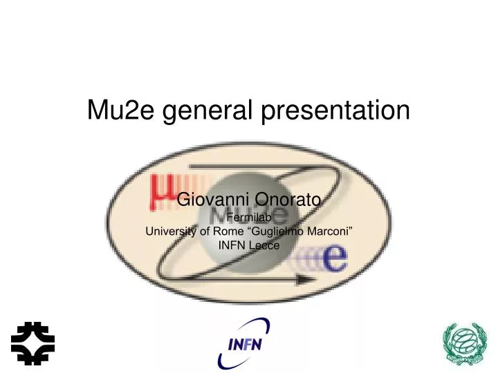 mu2e general presentation
