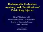 Radiographic Evaluation, Anatomy, and Classification of Pelvic Ring Injuries