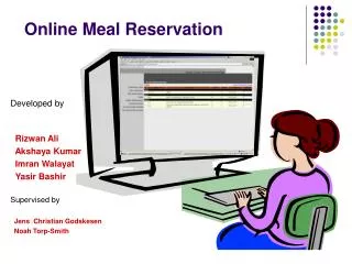 Online Meal Reservation