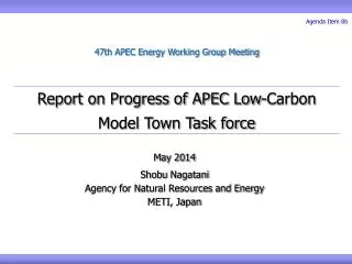 47th APEC Energy Working Group Meeting