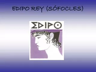 edipo rey s focles