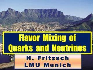 Flavor Mixing of Quarks and Neutrinos