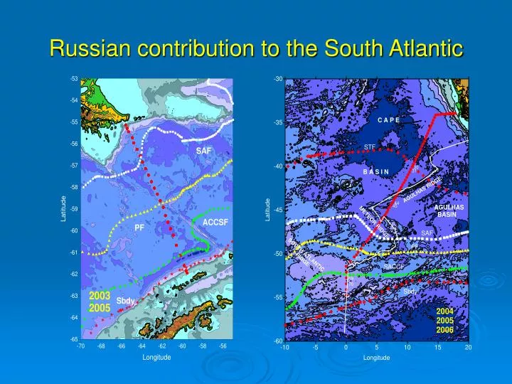 russian contribution to the south atlantic