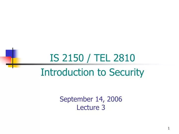 september 14 2006 lecture 3