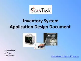 Inventory System Application Design Document