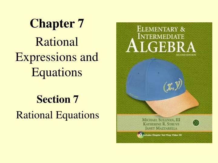 chapter 7 rational expressions and equations