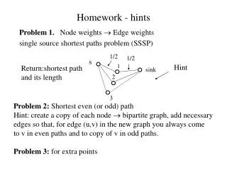 Homework - hints