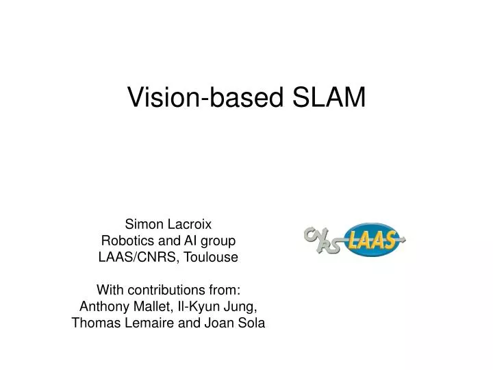 vision based slam