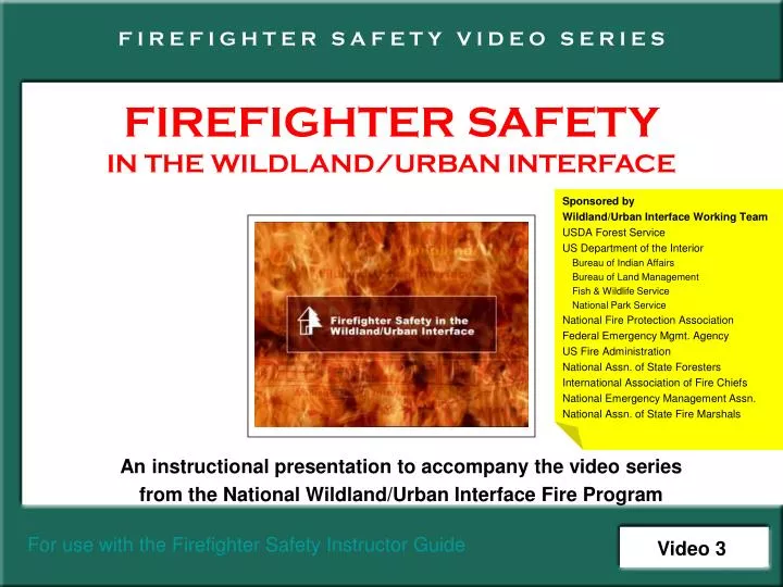 firefighter safety in the wildland urban interface