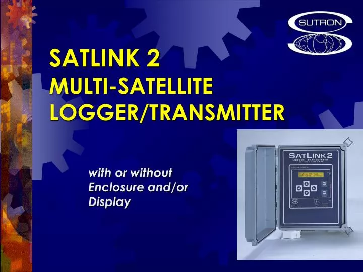 satlink 2 multi satellite logger transmitter