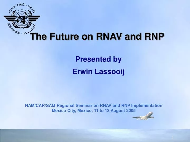 the future on rnav and rnp