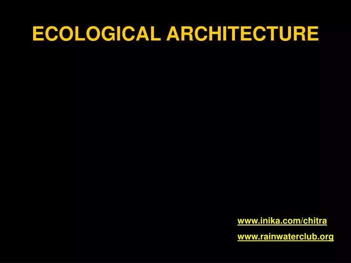 ecological architecture