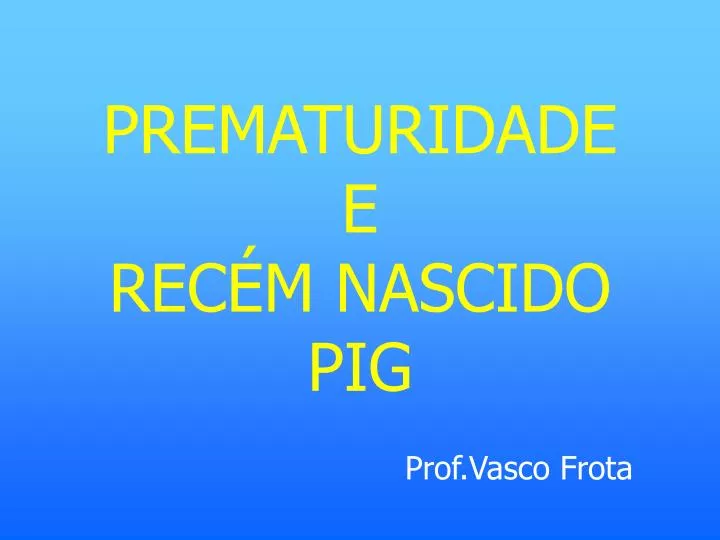 prof vasco frota