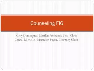 Counseling FIG