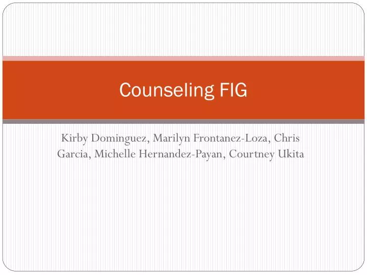 counseling fig