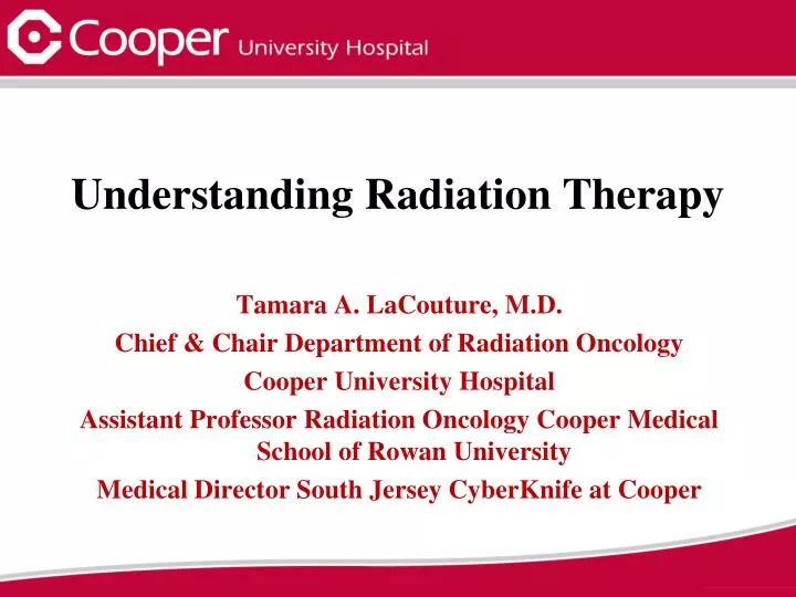 understanding radiation therapy