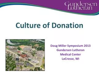 Culture of Donation
