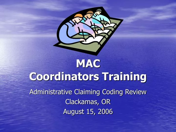 mac coordinators training
