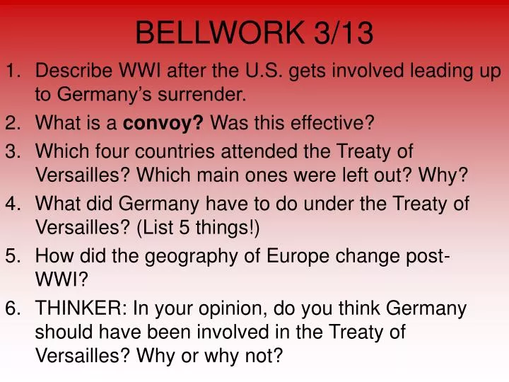 bellwork 3 13
