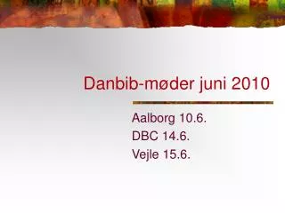 danbib m der juni 2010