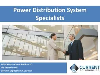 Power Distribution System Specialists