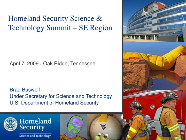 homeland security science technology summit se region