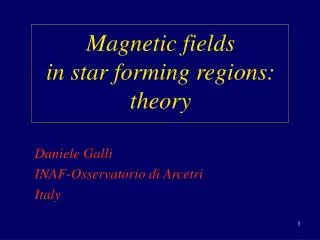 Magnetic fields in star forming regions: theory