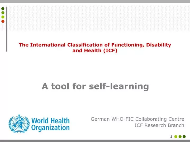 the international classification of functioning disability and health icf
