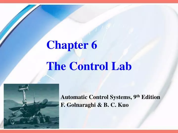 chapter 6 the control lab