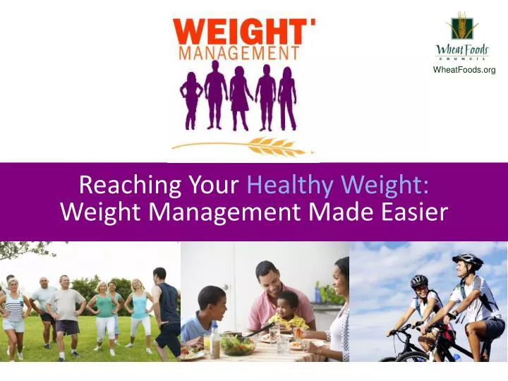 reaching your h ealthy weight weight management made easier