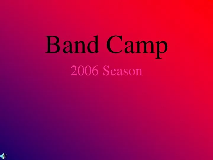 band camp