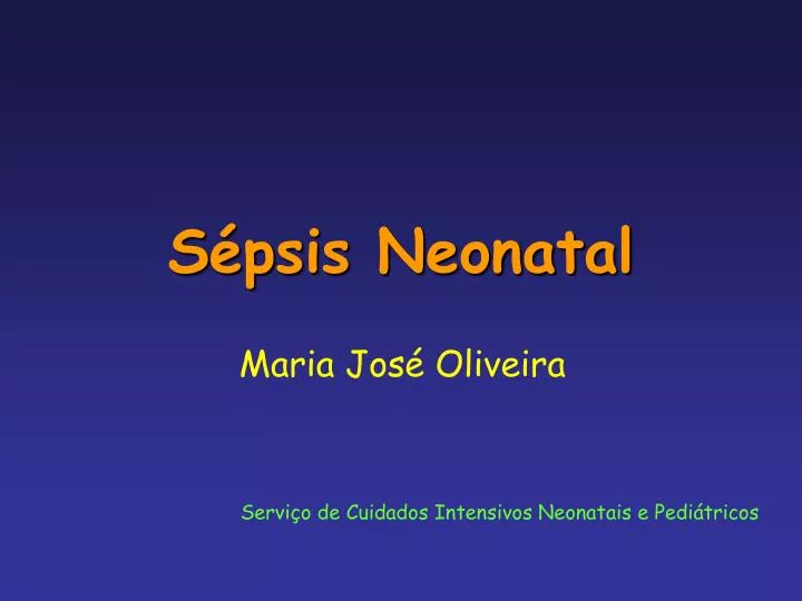 s psis neonatal