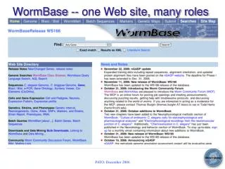 WormBase -- one Web site, many roles