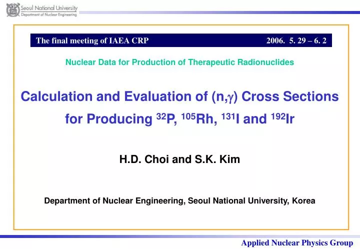 calculation and evaluation of n cross sections for producing 32 p 105 rh 131 i and 192 ir