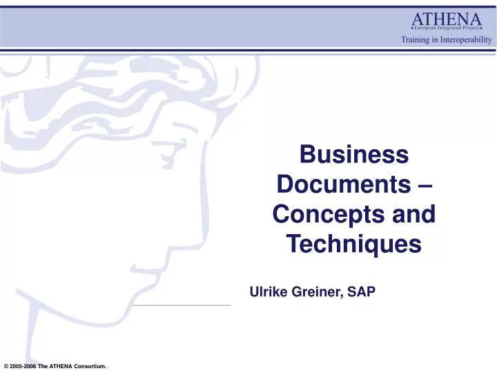 business documents concepts and techniques