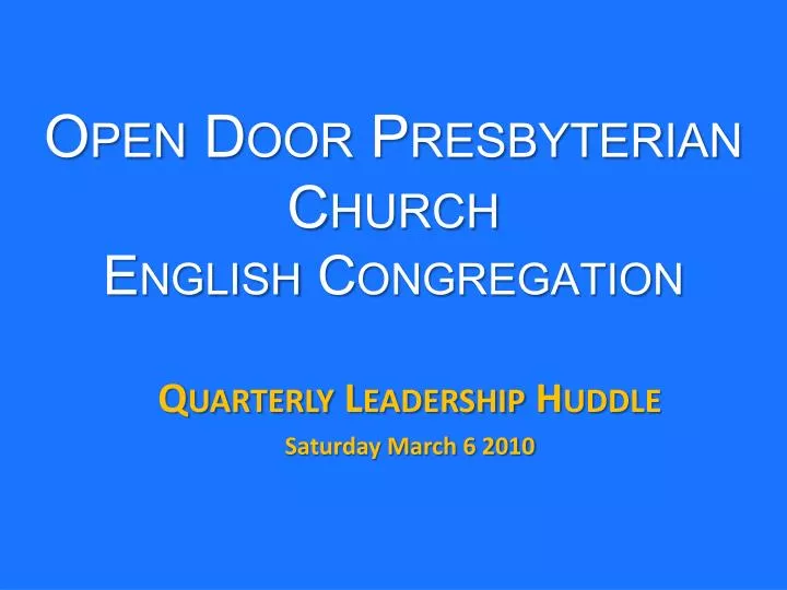 open door presbyterian church english congregation