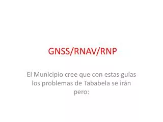 gnss rnav rnp