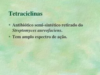 tetraciclinas