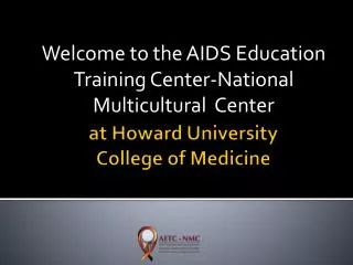at Howard University College of Medicine