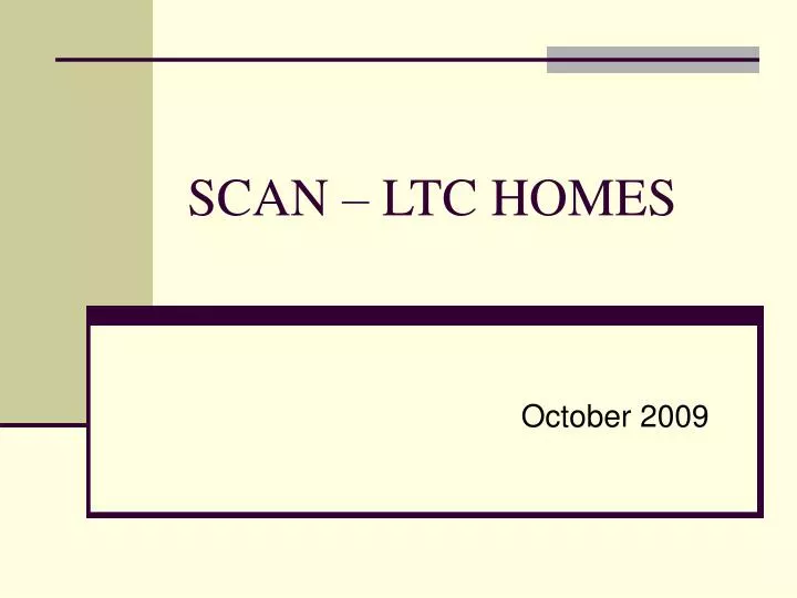 scan ltc homes