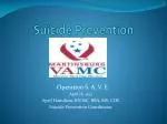 Suicide Prevention - slide 1