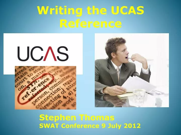 writing the ucas reference