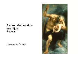 saturno devorando a sus hijos rubens