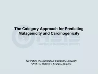 The Category Approach for Predicting Mutagenicity and Carcinogenicity